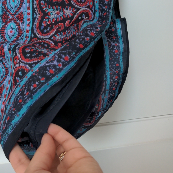 Coastal Cowgirl Floral Paisley Dress with Pockets - Picture 5 of 8